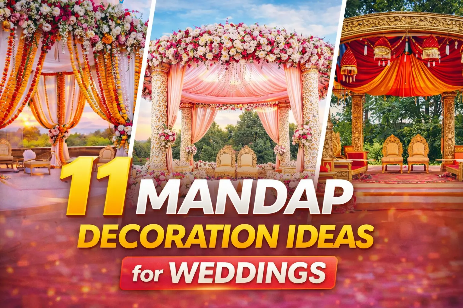 11 Mandap Decoration Ideas for Weddings in India